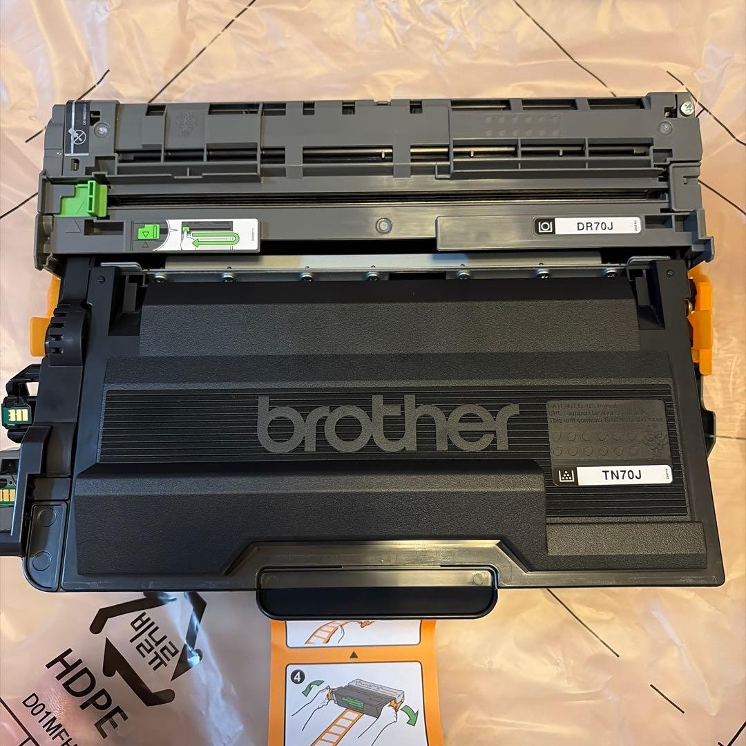 Brother TN70J と　DR70J セット　純正品 ブラザー工業 高品質互換セット品 トナーカートリッジ TN70J ×2本＋