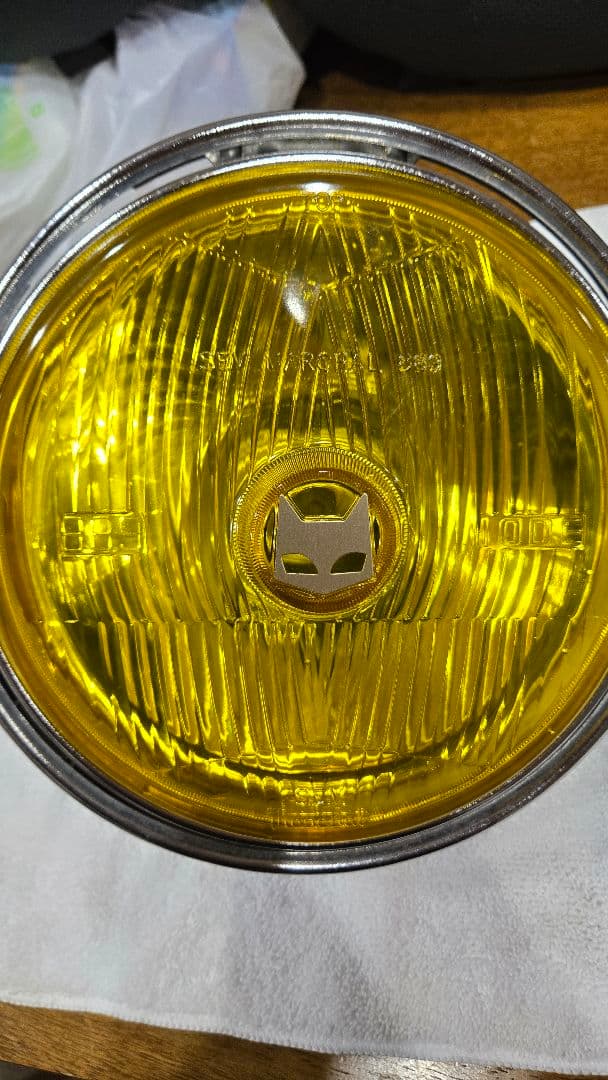 たかやんさん専用　バンディット　400V　後期　正規品マーシャルヘッドライト 889ドライビングランプユニット 180Φ汎用 イエローレンズ / MARCHAL