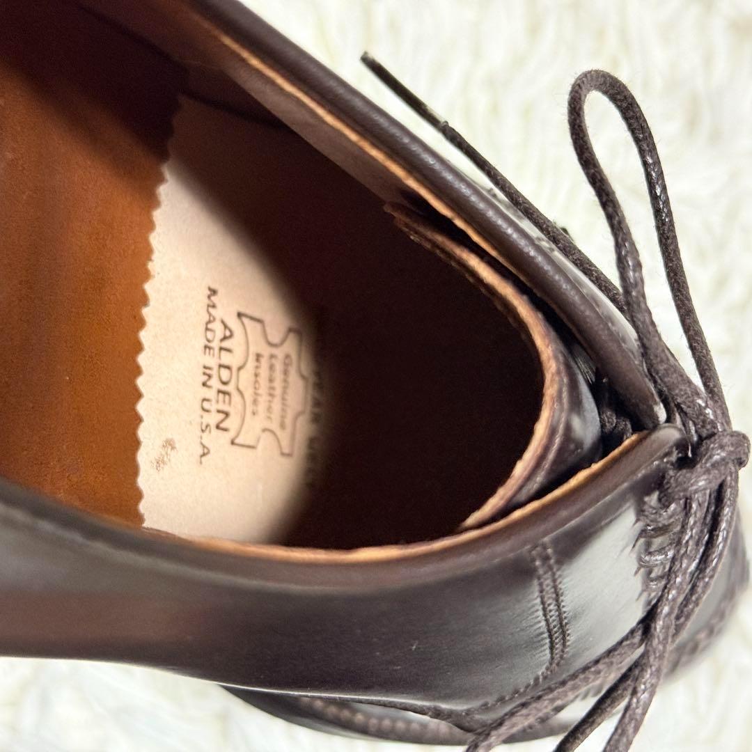 未使用✨オールデン コードバン ノルウィージャン US7 1/2 茶 2450