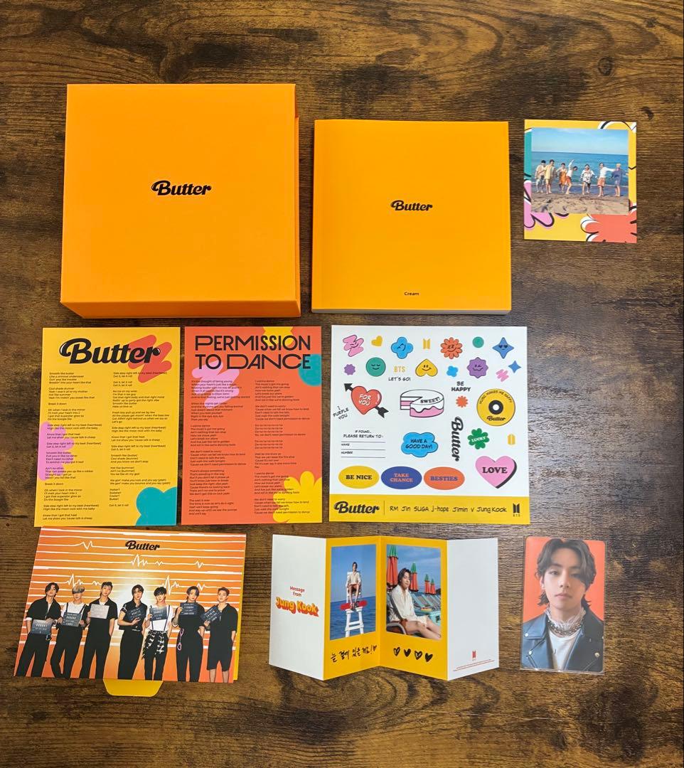 BTS Butter CDセット ランダムトレカ ユニバ購入特典 ランダムフォト