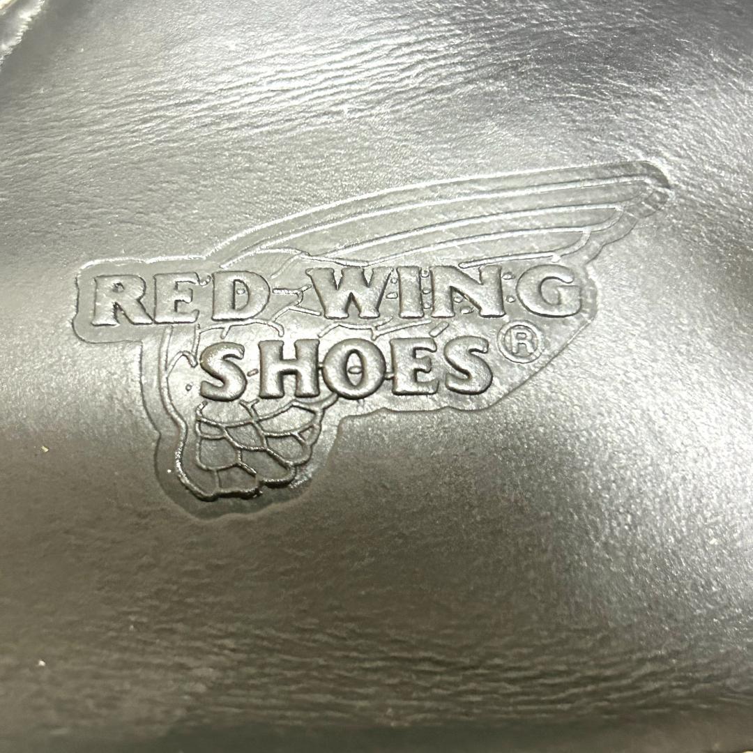 美品　レッドウィング　８１６５　26.5D プレーントゥ　箱付き　黒　レザー
