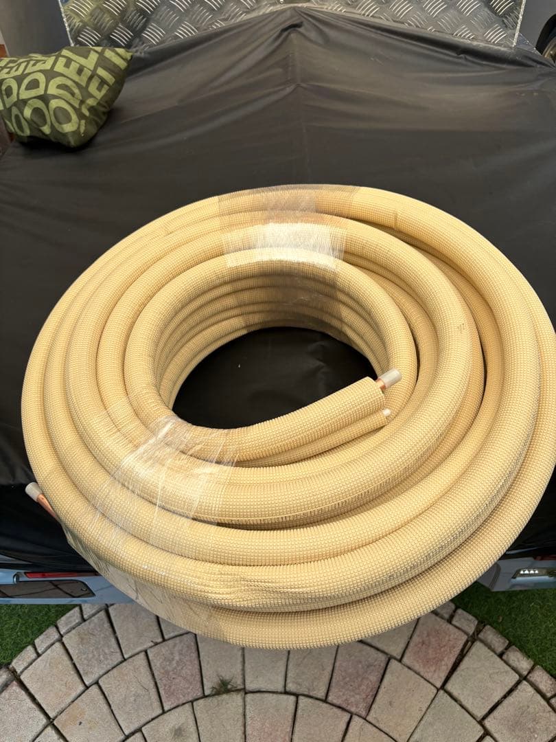 オーケースカイ　ペアコイル　冷媒管２分４分残り18M オーケー器材 エアコン配管 2分4分ペアコイル 20m巻 K-HP24E9 ※代引き