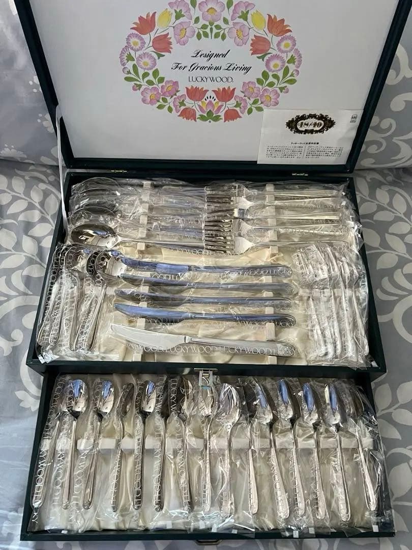 ラッキーウッドカトラリーセットマリエッタディナーセット〈40本セット〉