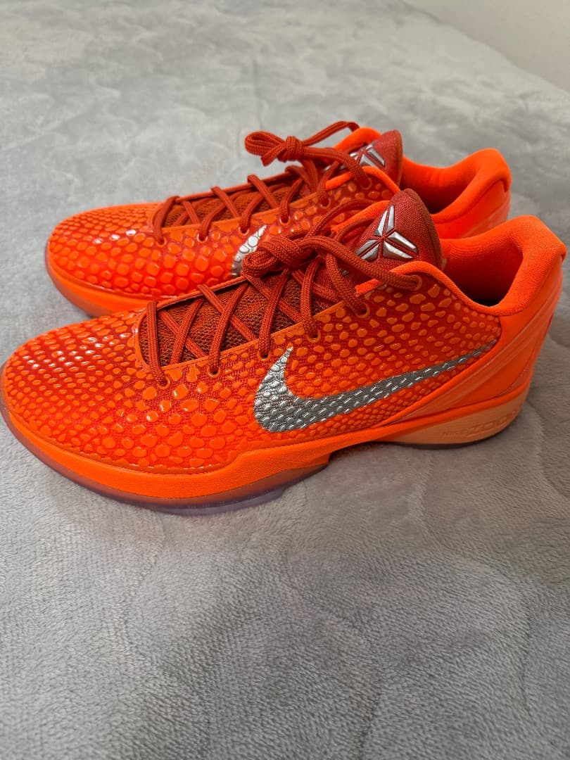 Nike Kobe 6 Protro オレンジ/グレー - メルカリ