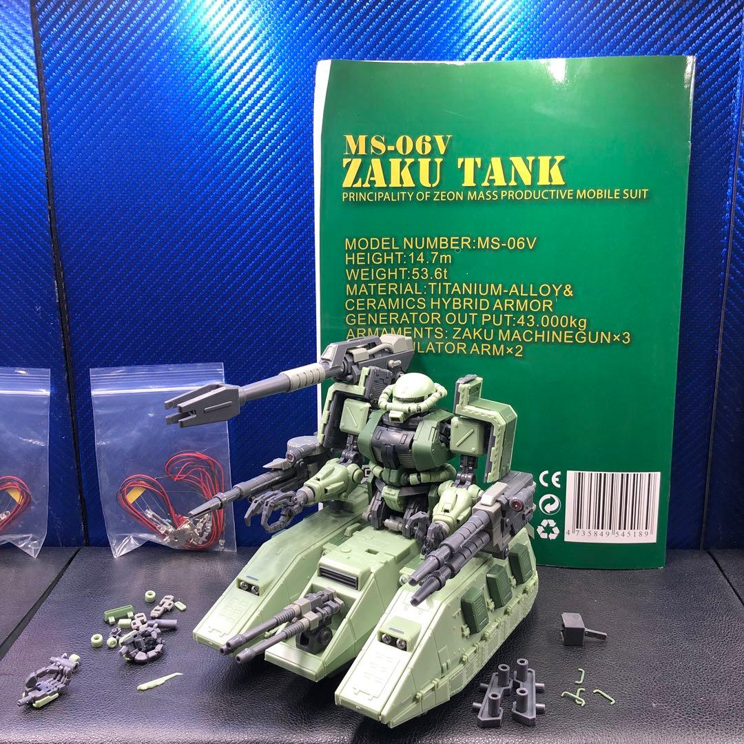 ガンプラ完成品【説明書付き】海外製 1/100 ザクタンク 美品 - メルカリ