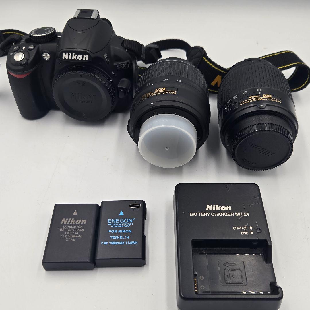 Nikon D3100 レンズ2個つき デジタル一眼レフカメラ