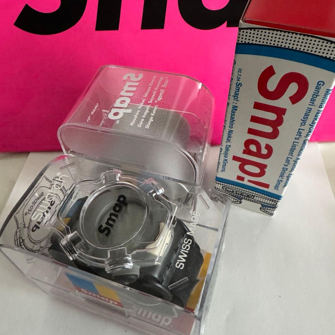 SMAP 腕時計2個＋ケースのみ、スウォッチ - メルカリ