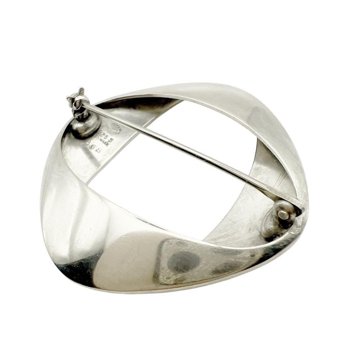 ジョージジェンセン 368 シルバー ピンブローチ - メルカリ