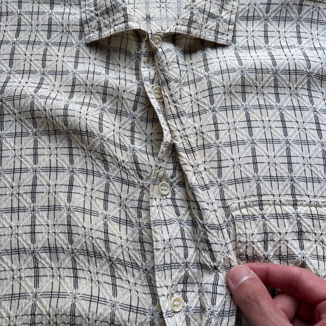 gianni versace ジャンニヴェルサーチ シルクシャツ - メルカリ