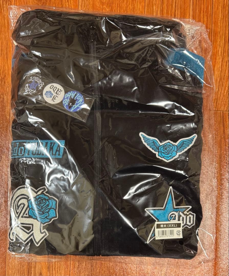 Ado ファッショナブル「よだか」トラックジャケット　特大 XXLサイズ 新品】Ado よだか ファッショナブル トラックジャケット XXL 特大