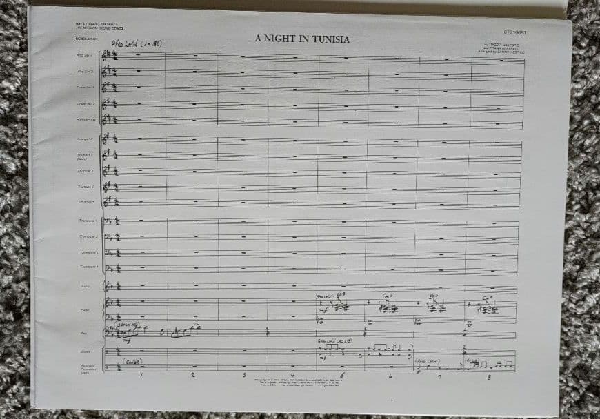 アート・デザイン・音楽 A Night in Tunisia -Nestico Sound Series