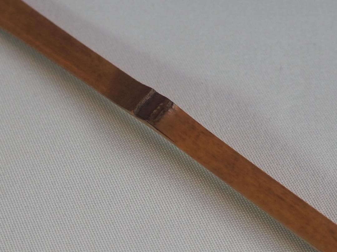 大徳寺527世管長 長谷川寛州造『竹茶杓』銘「虫の音」（共箱筒