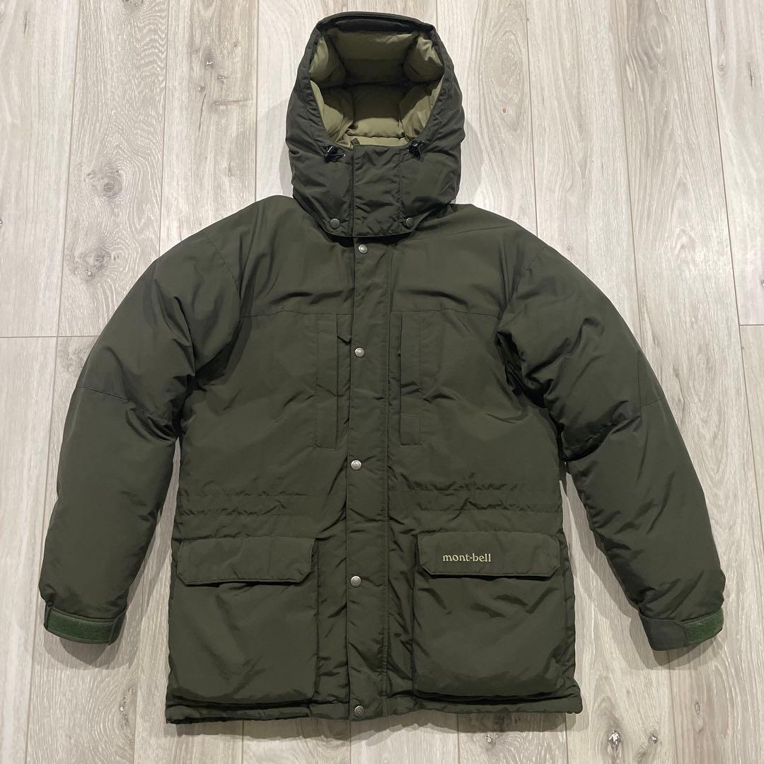 モンベル ローガンダウンジャケット グリーン Sサイズ ローガンダウン