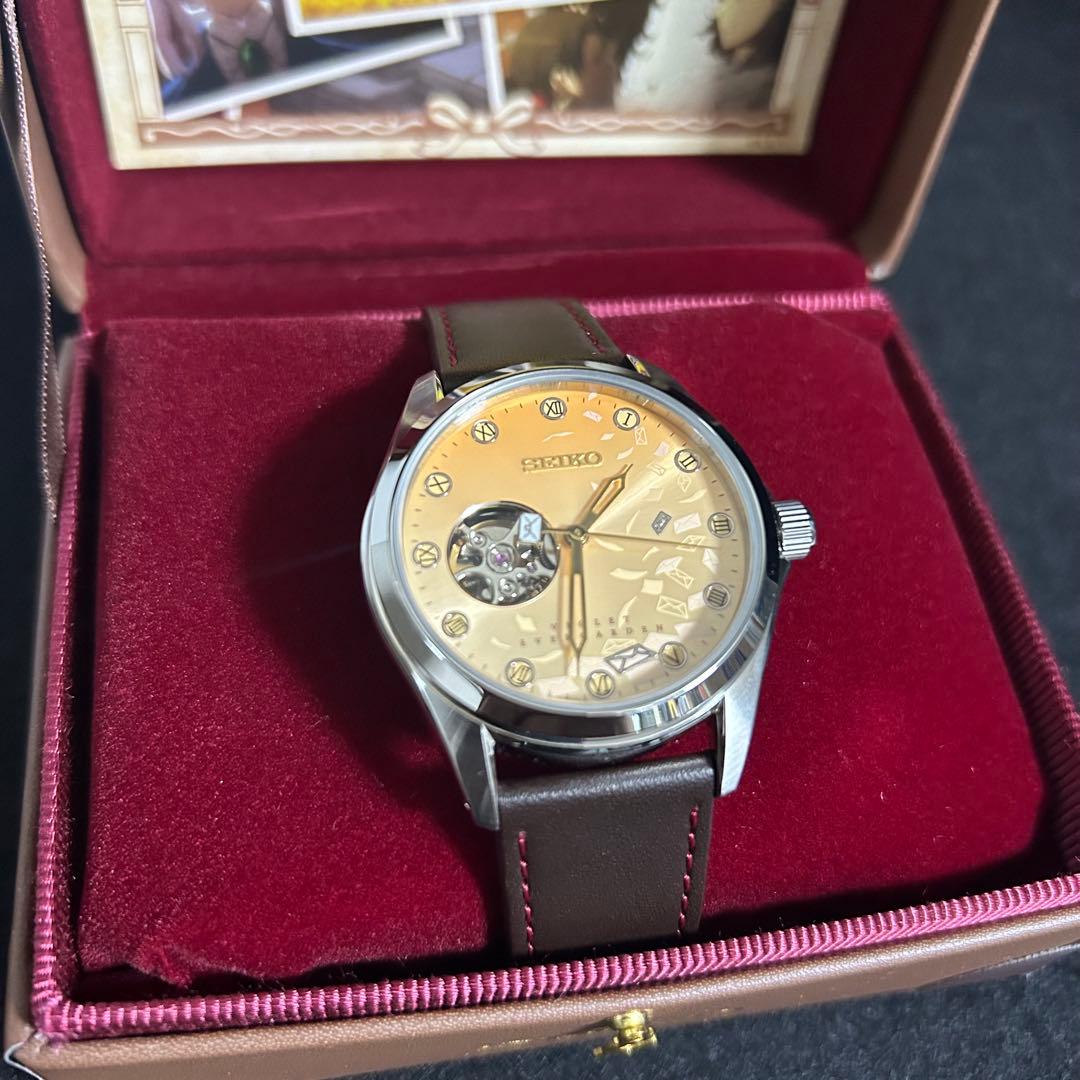 未使用 2000個限定 ヴァイオレット・エヴァーガーデン×セイコー 機械式