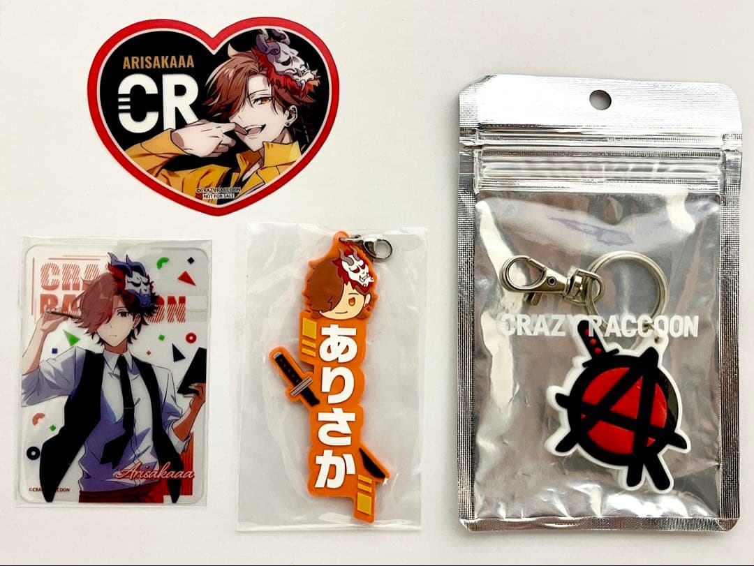 バラ売り可】 ありさか Crazy Raccoon グッズ まとめ売り - メルカリ