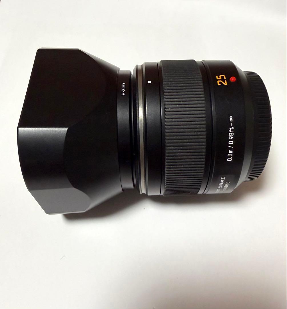 フード・フィルター付] Panasonic LEICA 25mm F1.4