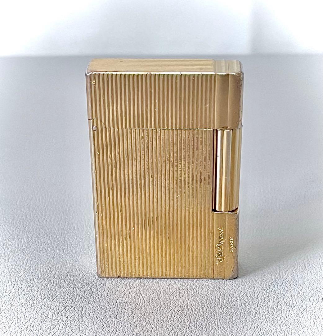 St dupont GATSBY ゴールド Vintage 1993 St Dupont Rare Heavy 24k Gold Finish Gatsby Diamond