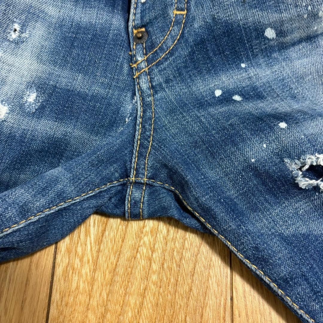 井上尚弥着用モデル DSQUARED2 スケータージーンズ ダメージデニム42