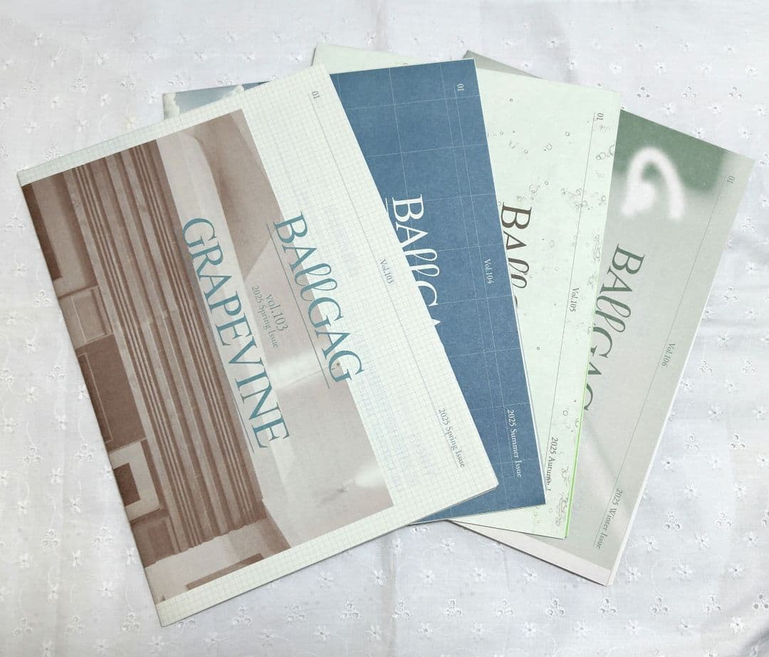 GRAPEVINE ファンクラブBALLGAG 2025年会報 4冊セット - メルカリ