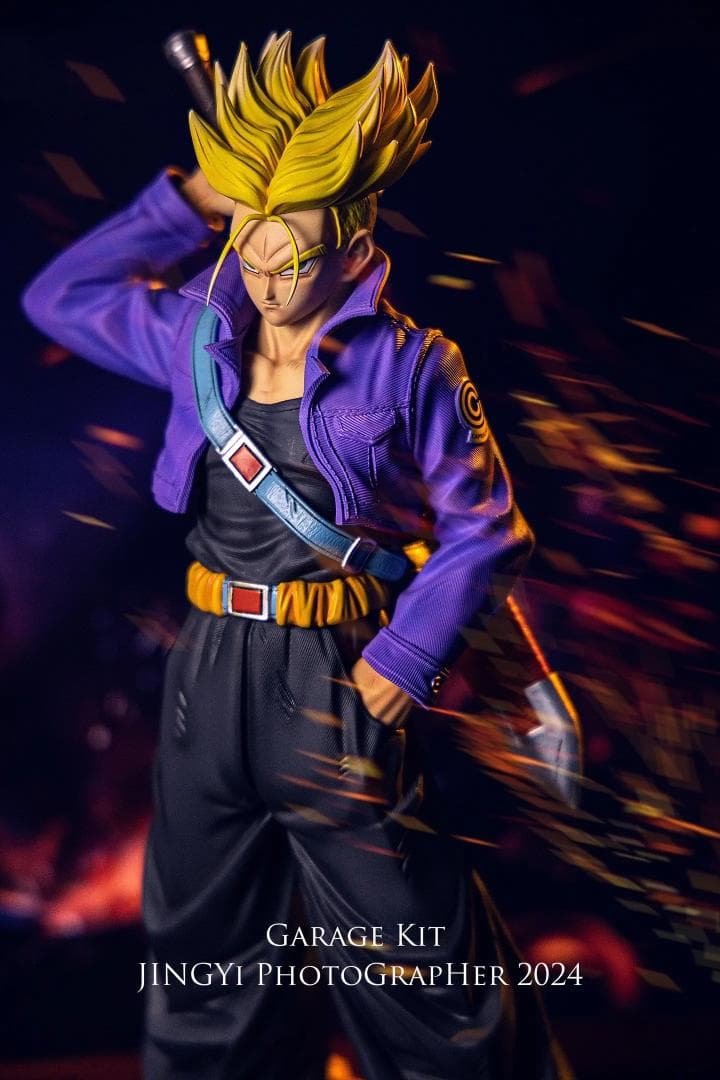 ドラゴンボール 超サイヤ人 未来トランクス フィギュア ガレージキット
