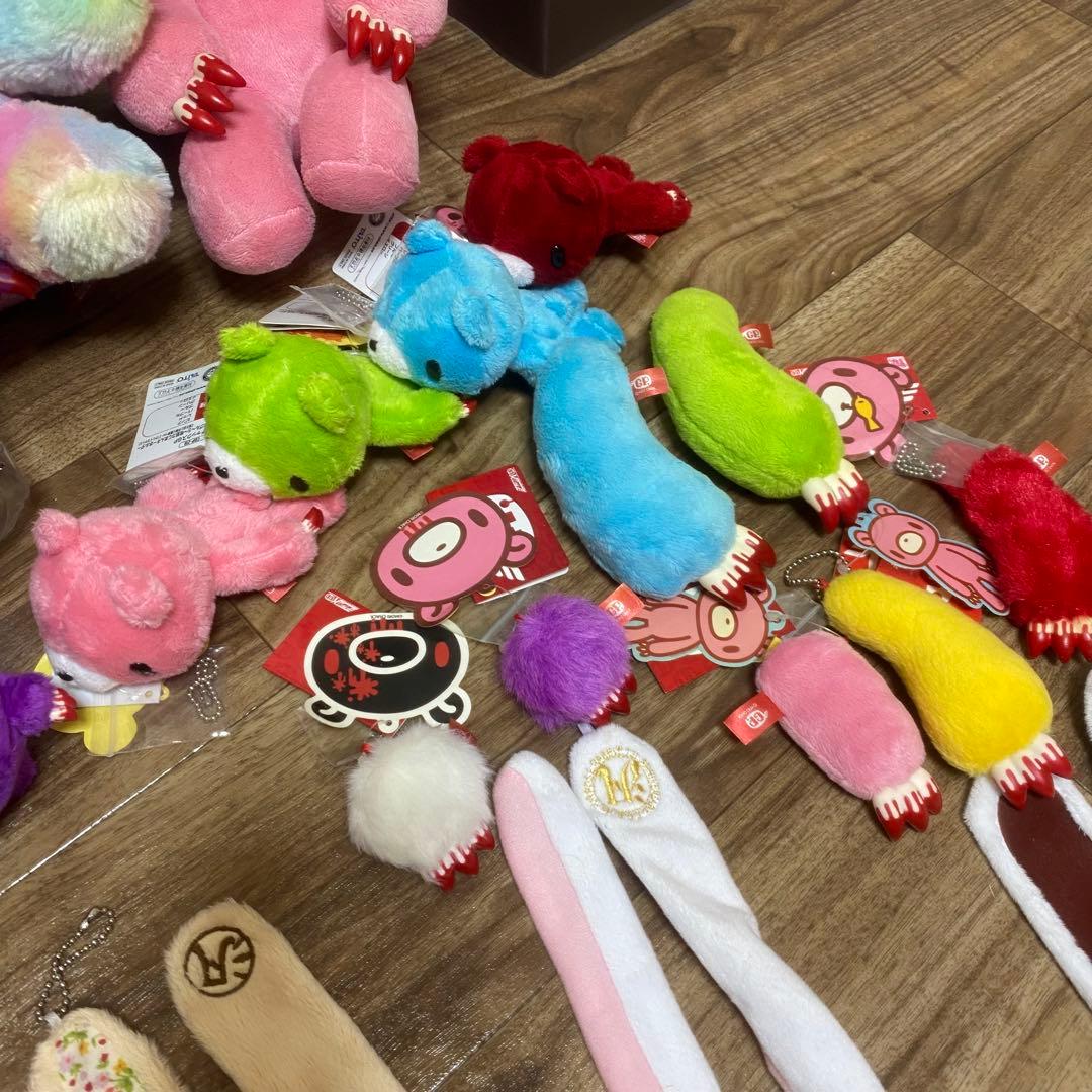 稀少 汎用うさぎ＆グルーミー チャックスGP ぬいぐるみキーホルダー