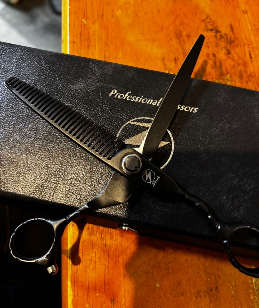 Mork シザー what special マットブラック セニング 特殊加工品 - メルカリ