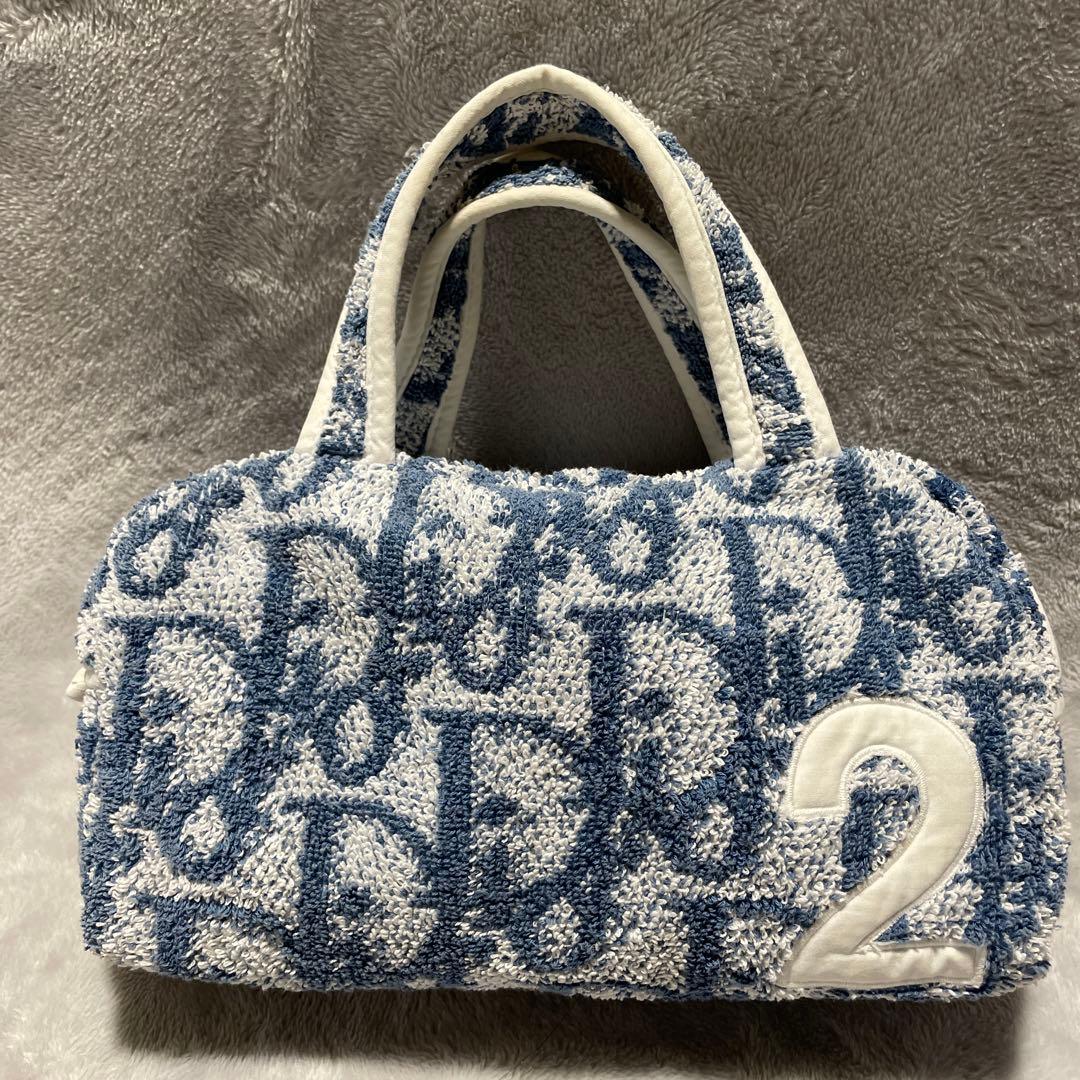 クリスチャンディオール トロッター パイル地 ミニトート