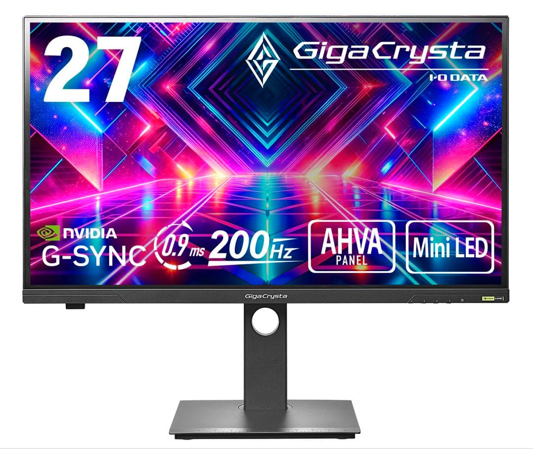 ディスプレイ・モニター本体 IODATA GigaCrysta EX-GDQ271JLAQ I-O DATA（アイ・オー・データ機器） 液晶ディスプレイ アイ・オー