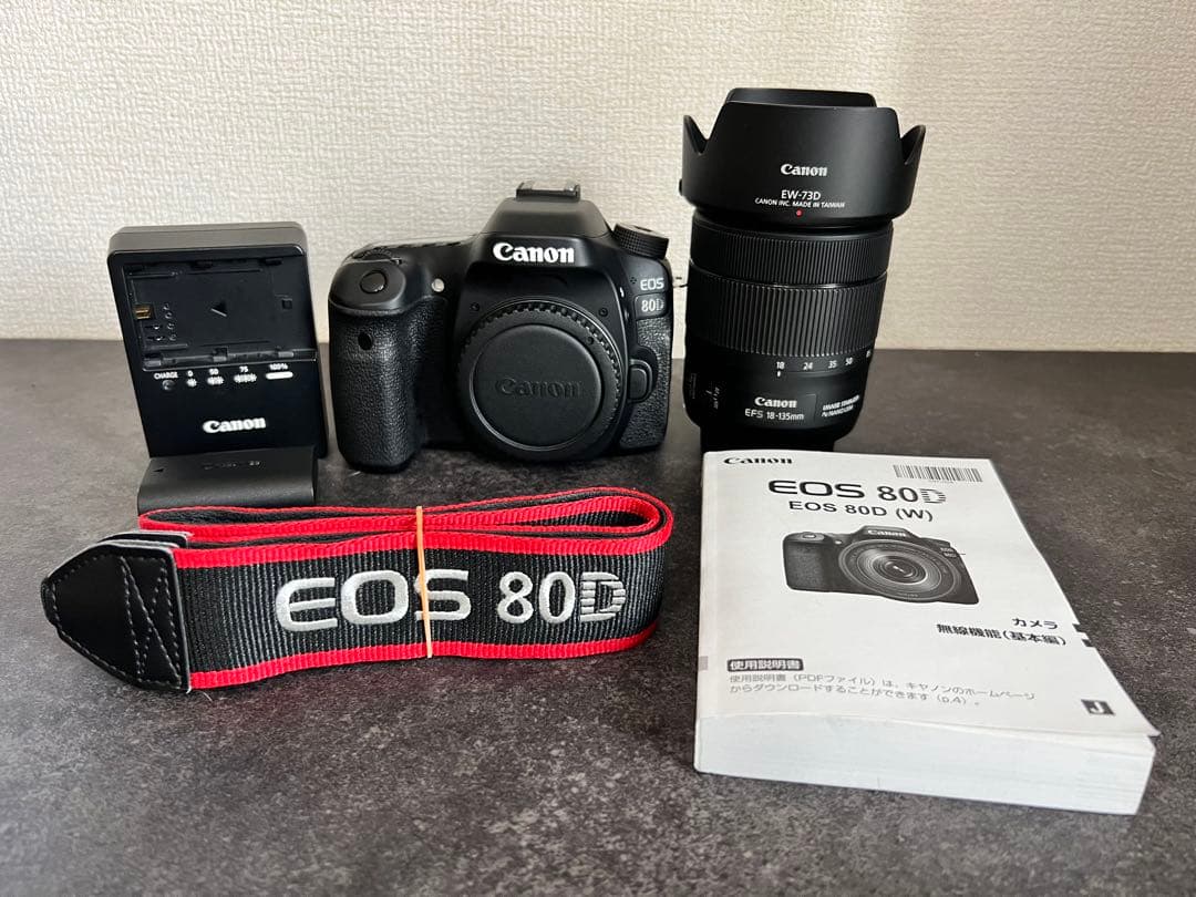 Canon EOS 80D 純正品 標準セット売り - メルカリ