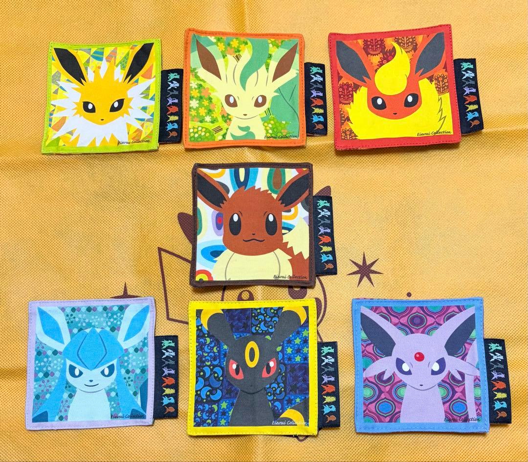 希少】ポケモンセンター イーブイコレクション 2012 コースター 7枚