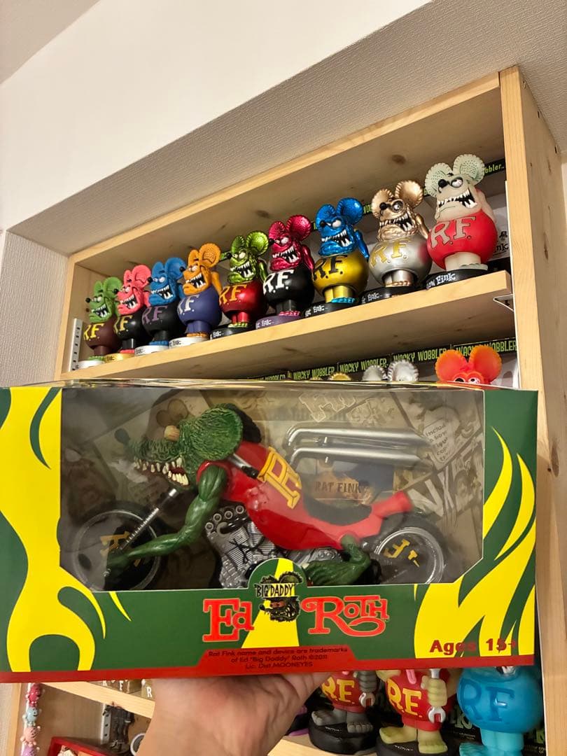 箱付き/ラットフィンク/Rat Fink/バイク/フィギュア/スタチュー - メルカリ