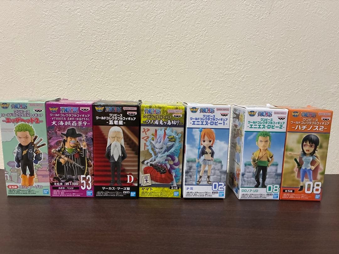 ワンピース ONE PIECE ワールドコレクタブルフィギュア ワーコレ 7体