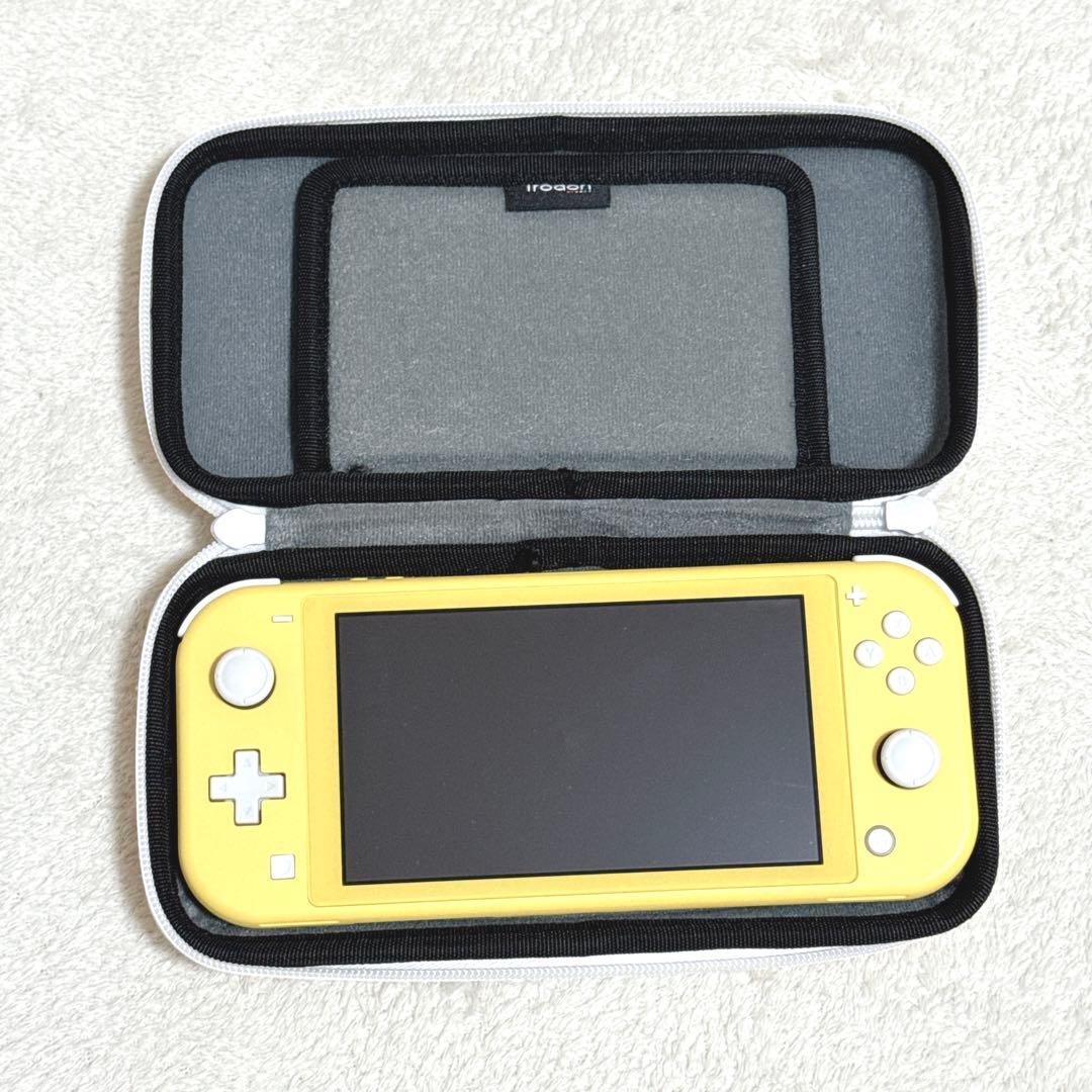 Nintendo Switch Lite イエロー 本体 ケース付 アダプター無の通販はau