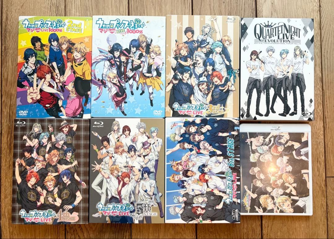 うたプリ プリライ ライブ LIVE アニメ Blu-ray 8本まとめ売り