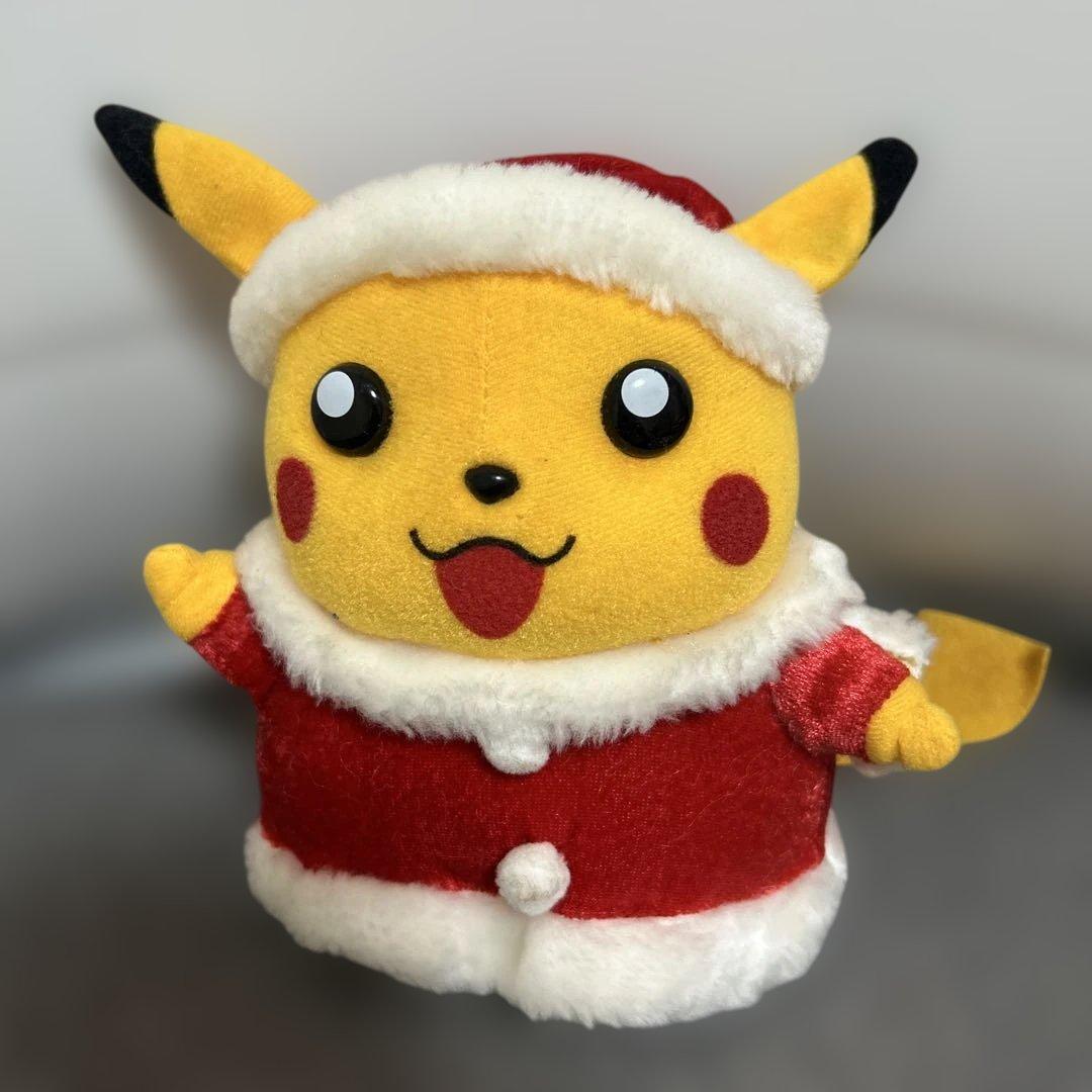 非売品 ピカチュウ レトロ クリスマス ぬいぐるみ ポケモン - メルカリ