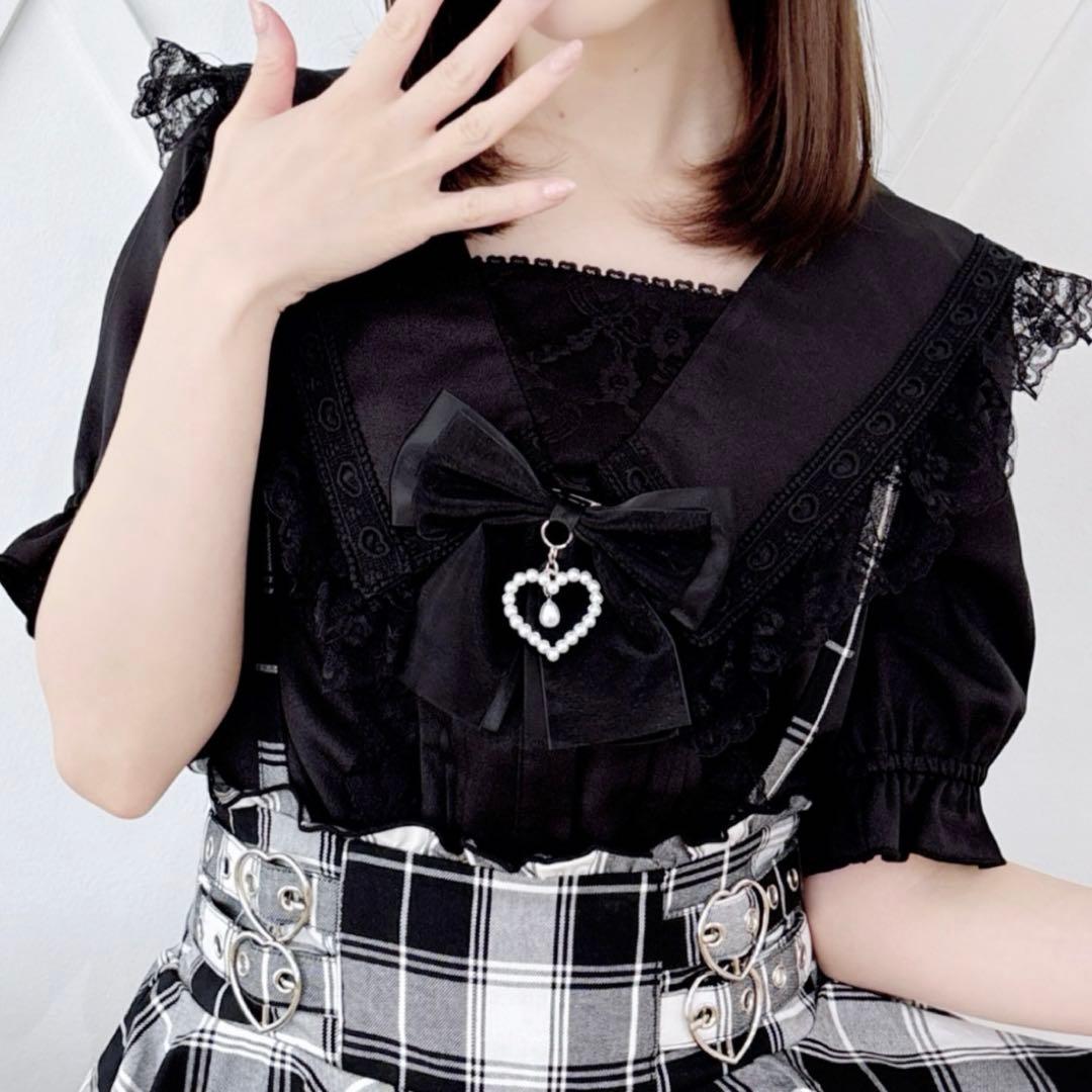 地雷 マーズ セーラー ブラウス 十字架リボン ノエミー スカパン