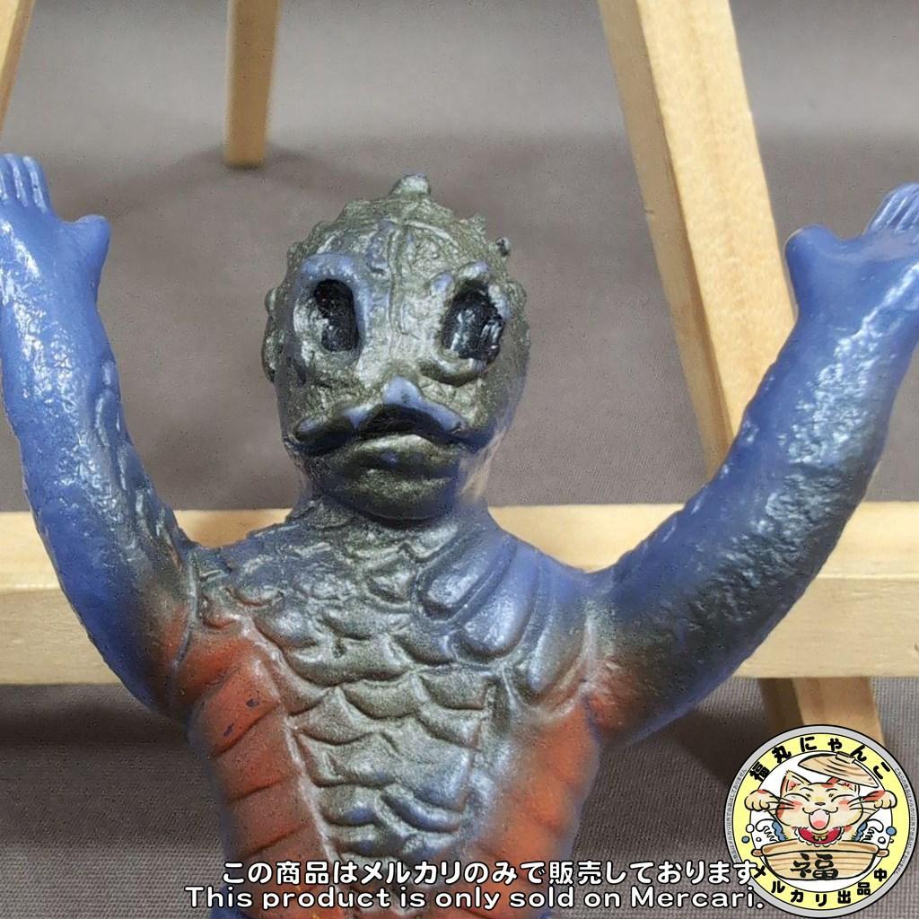 レア】仮面ライダーミニソフビ アマゾニア 旧バンダイ 昭和 怪人