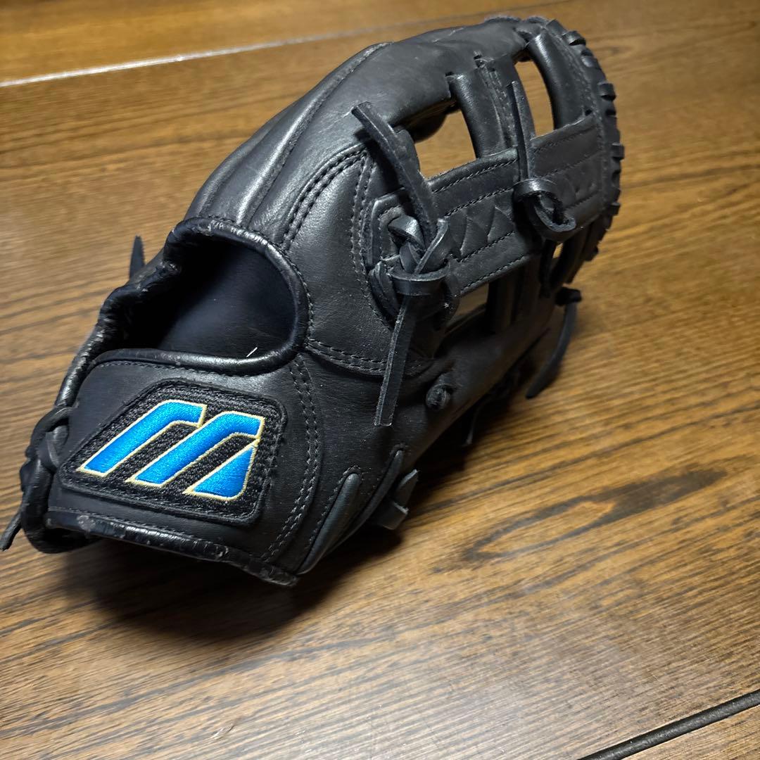ミズノ ビューリーグ 軟式グローブ 旧Mラベル 青ビュー 黒 - メルカリ