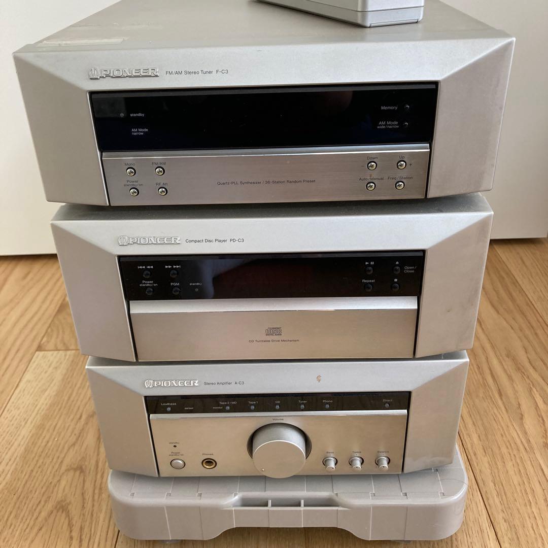 Pioneer ミニコンポセット F-C3 PD-C3 A-C3 - メルカリ