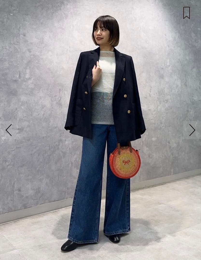 美品未着用に近いTOMORROWLAND MACPHEE ダブルブレストブレザー