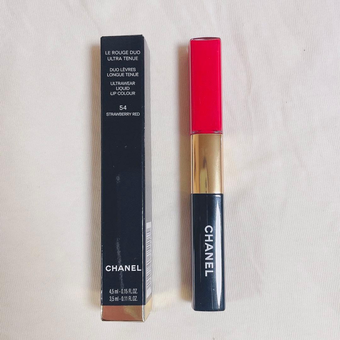 シャネル ルルージュデュオ ウルトラトゥニュ54 ストロベリーレッド