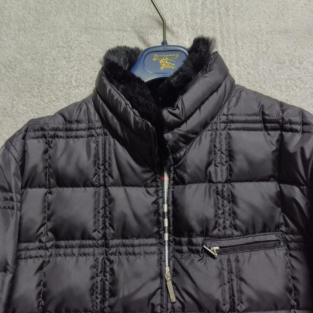 2way バーバリーブラックレーベル ホワイトグースダウン ファー ノバ