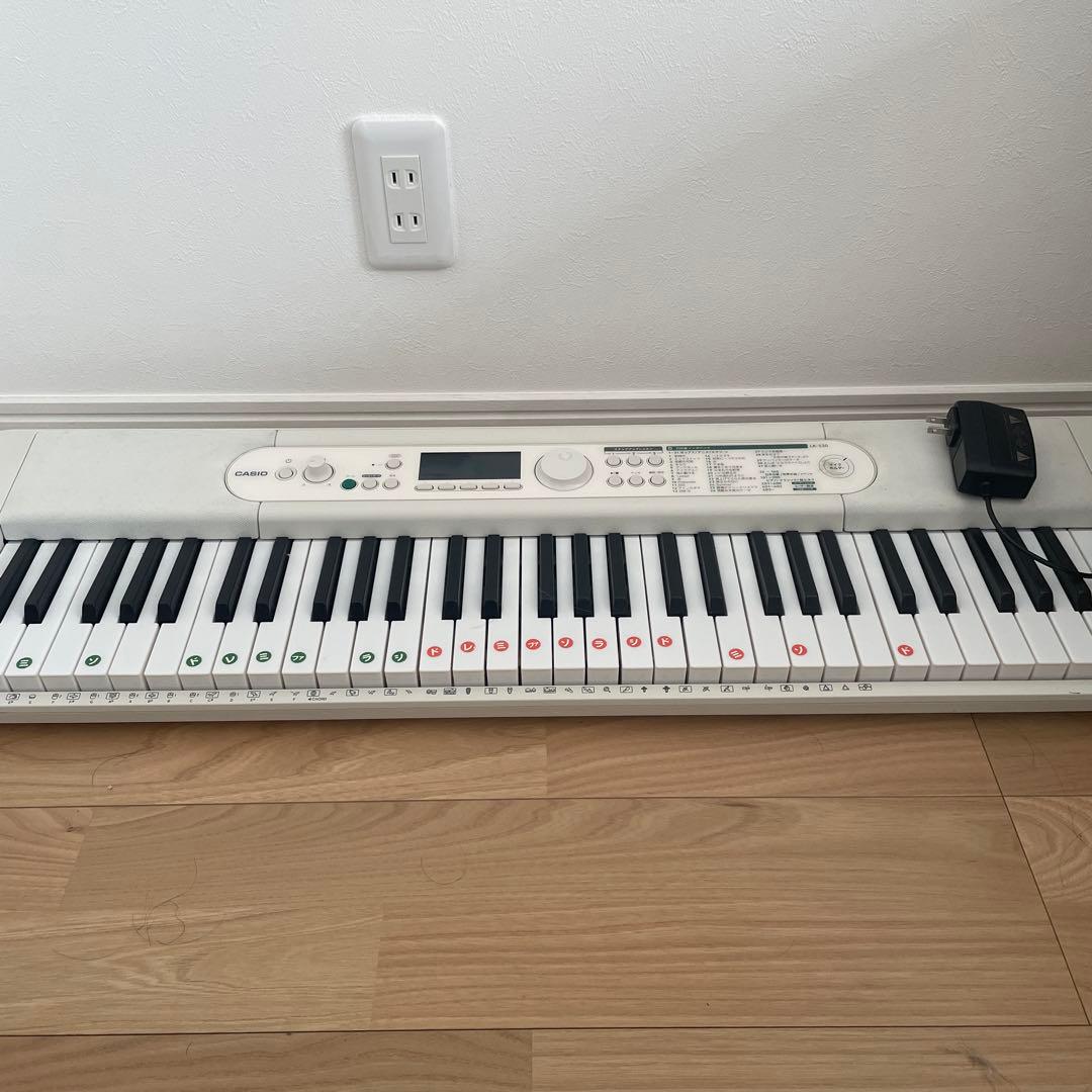 カシオ　LK-530デジタルキーボード 61鍵 ホワイト 楽天市場】CASIO LK-530 新品 61鍵盤 Casiotone 光ナビゲーション