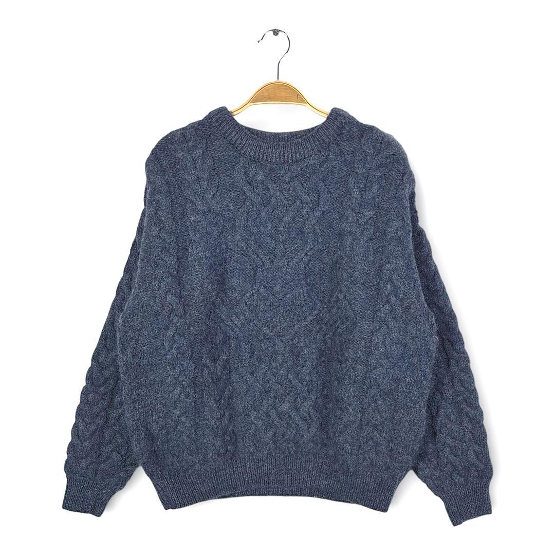 アランクラフト アイルランド製 フィッシャーマンセーター ケーブル