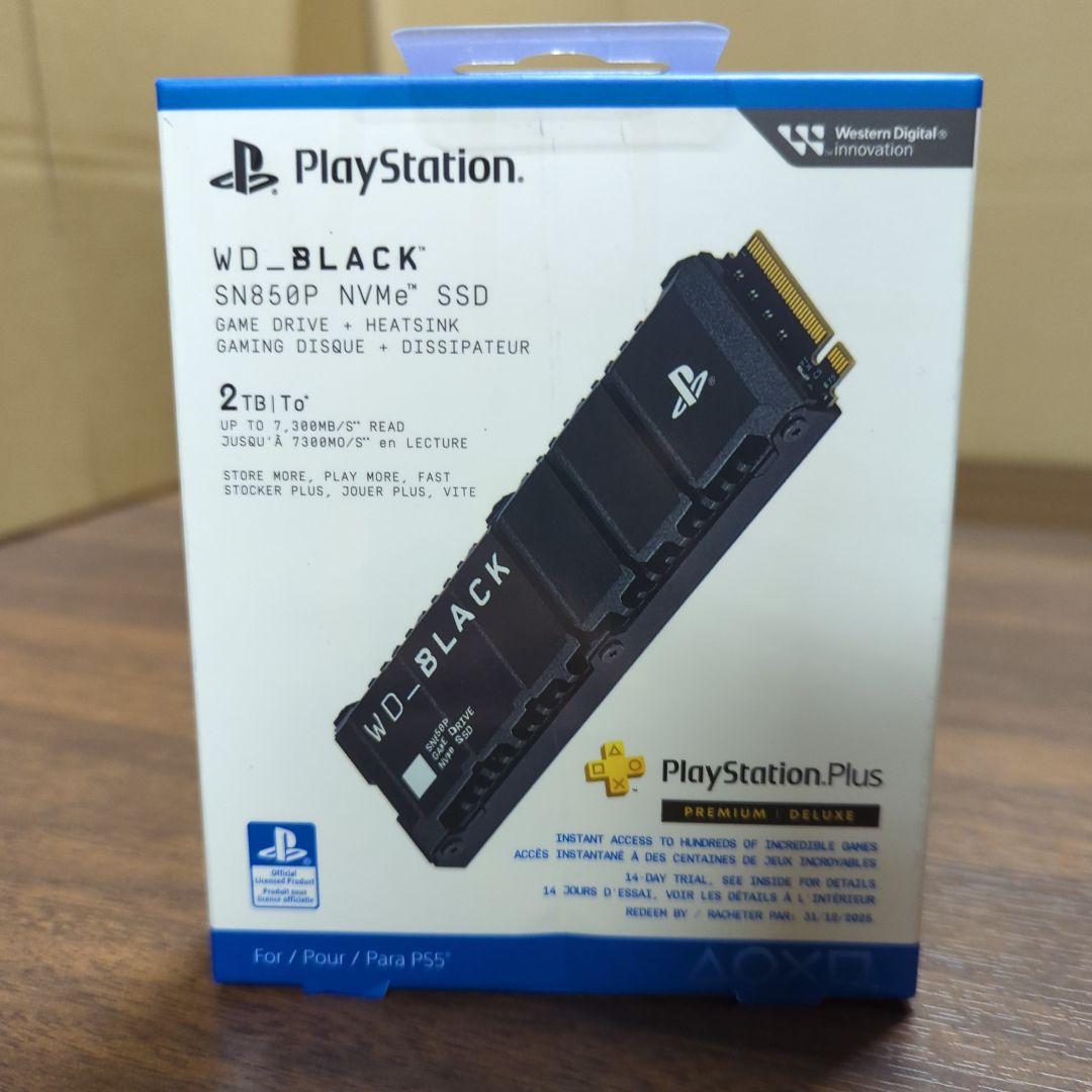 keiウエスタンデジタル SSD 2TB SN850P WD_Black 2TB WD_BLACK SN850P NVMe™ SSD for PS5® consoles | Sandisk