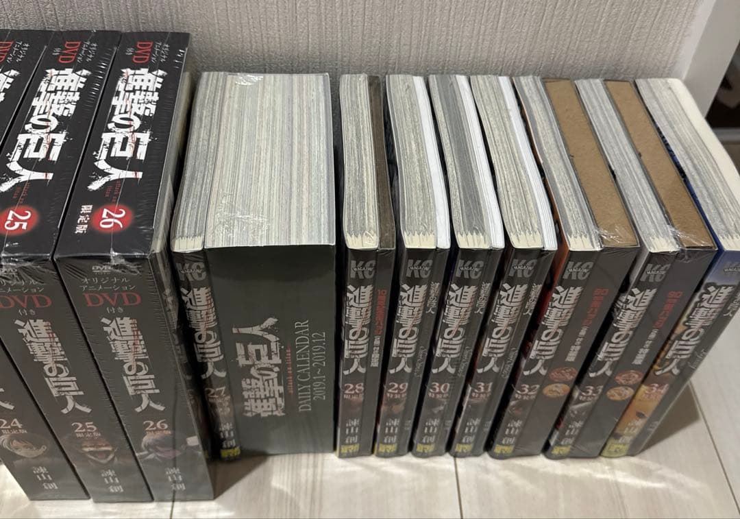 特典未開封】進撃の巨人 全巻 0巻+1〜34巻 限定版 特装版 コンプリート