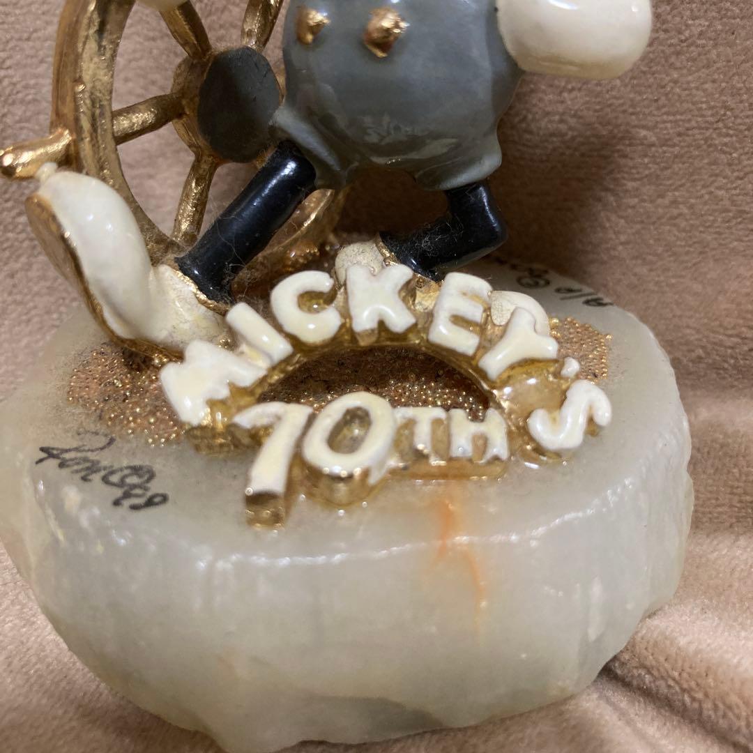 ディズニーミッキー蒸気船ウィリーロンリーコレクション希少70周年