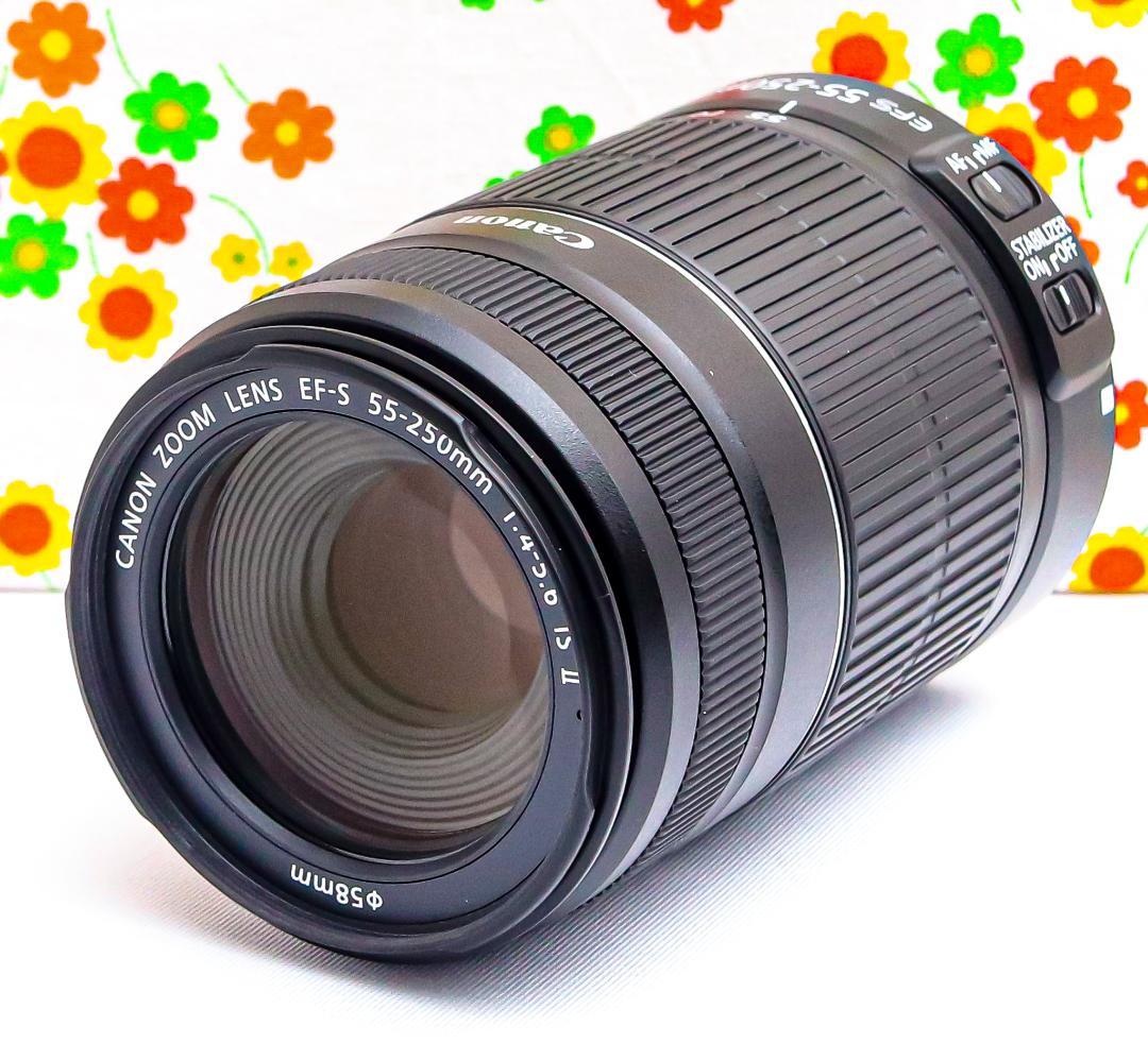 美品 Canon EF-S 55-250mm IS Ⅱ☆手振れ補正☆望遠レンズ Amazon.com : Canon EF-S 55-250mm f/4.0-5.6 is II Telephoto Zoom
