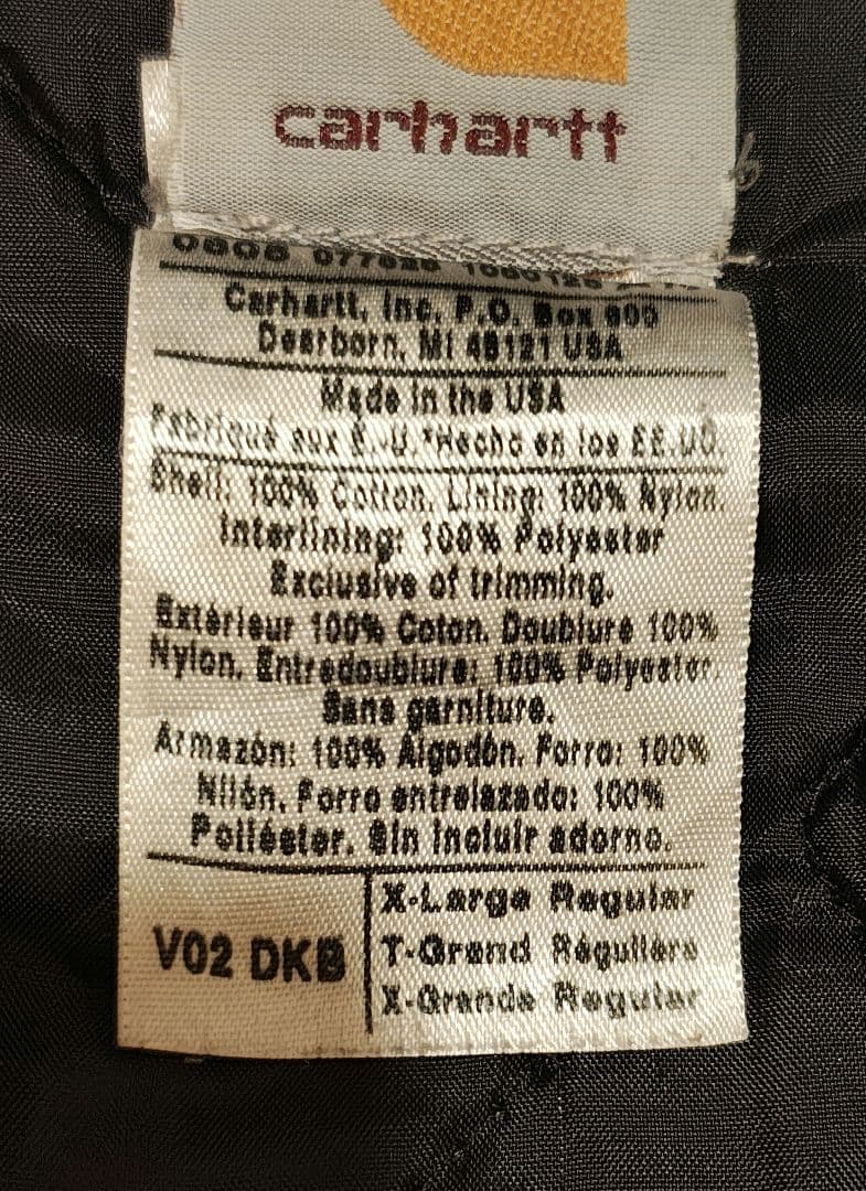 豆*福様 Carhartt カーハート ダックベスト ブラウン XL usa製 - メルカリ
