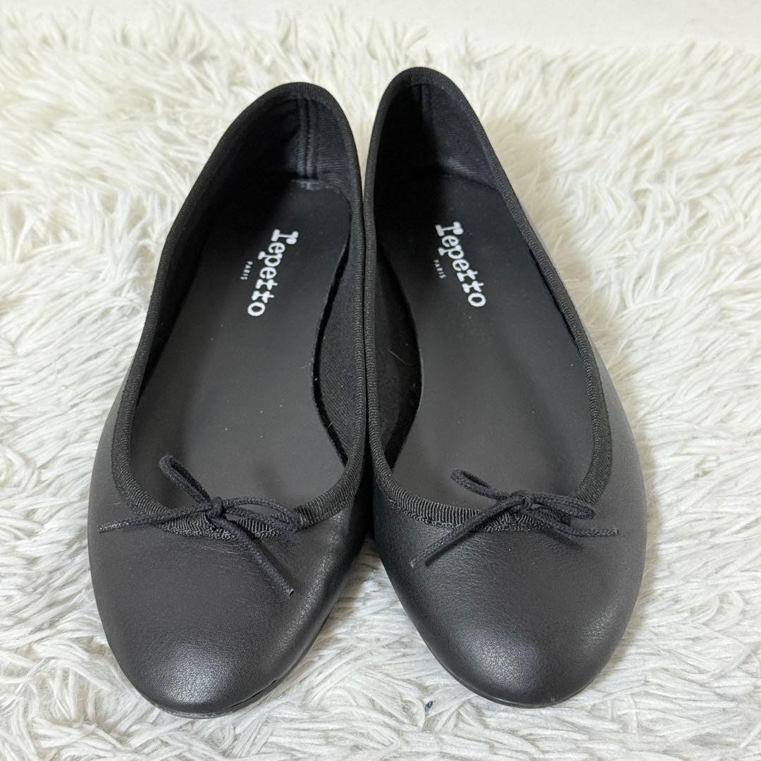 未使用級✨repetto レペット リリ レザー バレエシューズ 37 ブラック